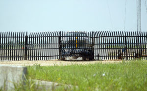 B & B Hy-Security Delta Scientific Gibraltar Ty-Metal Plus System hydraulic bollards wedge cable barrier barrier arm gate K-Rated M50 M30 K4 K8 K12 concertina wire razor wire chain link infrared detection microwave detection barbwire prison correctional airport manufacturing vehicle restraint system vehicle testing hydraulic bollards crash cantilever gate mobile vehicle barrier crash rated