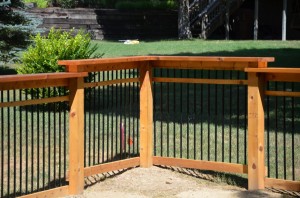 American Fence Company Lincoln, Nebraska - Wood Fencing, Woodland Series - Gardens Grace - AFC - IA